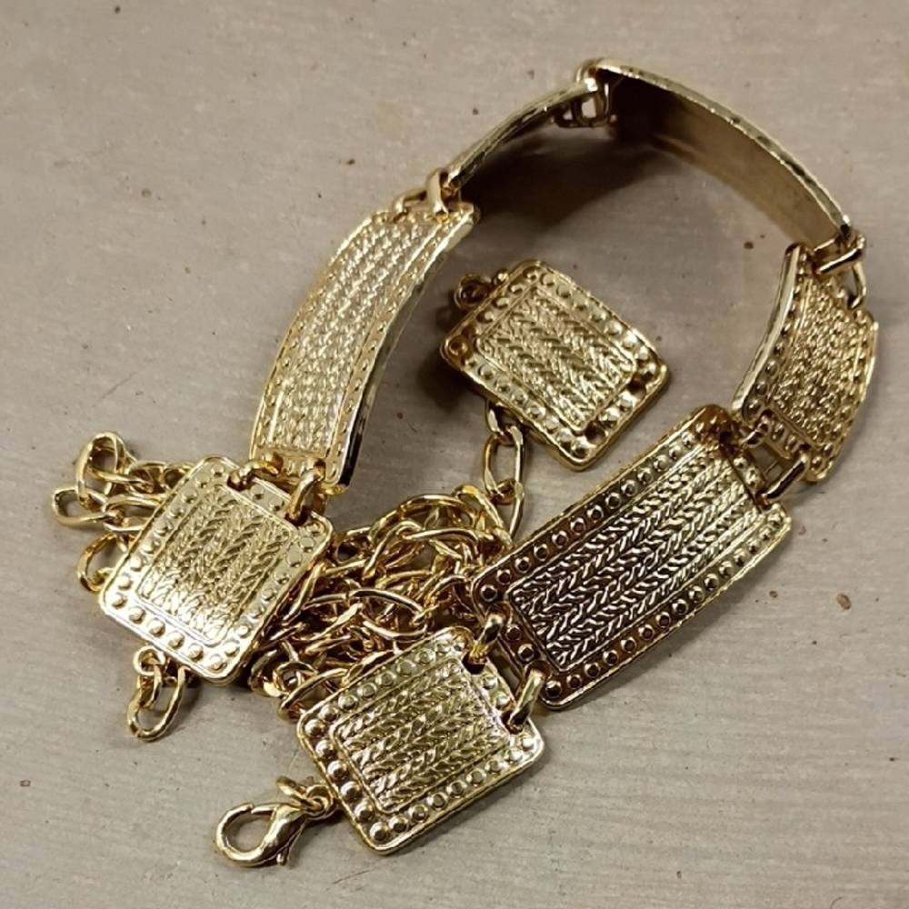 Gold Chain Belt Elegant Vintage - Picture 3 of 5